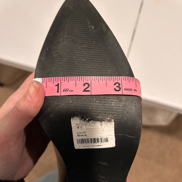 Cowgirl Boots Embroidered Pointed Toe Mid Calf Boots with Chunky Block Heel - Picture 15 of 16